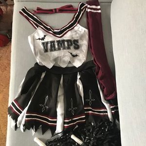 Dolls Kill Vampire Cheerleader Set